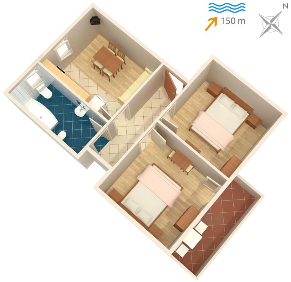Apartments By The Sea Supetarska Draga - Donja, Rab - 4954 Exterior photo
